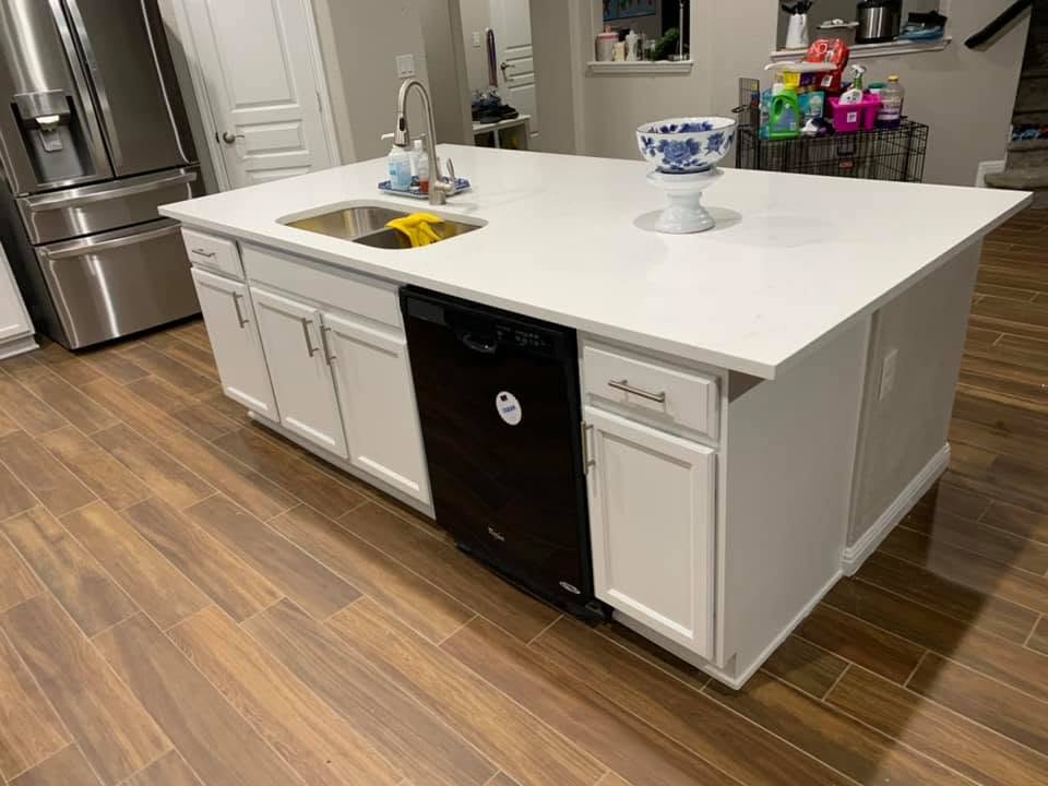 Kitchen Island and upgrade by Macias Upgrades